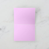 CARTE DE REMERCIEMENTS POUR LA NAISSANCE DE BÉBÉ É (Intérieur)
