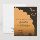 Carte de Remerciements pour l'Appartement de Rêve (Devant / Derrière)