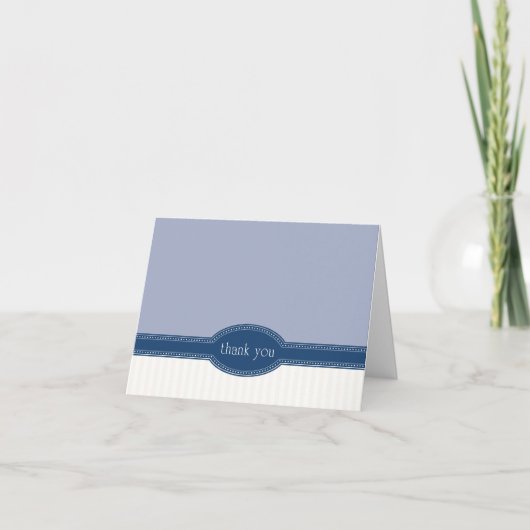 Carte de Remerciements pour Mariage ou Réception, (Devant)