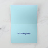 Carte de remerciements pour nager Coach (Intérieur)