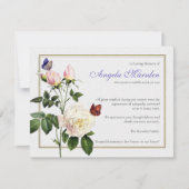 Carte de remerciements pour papillons funéraires e (Devant)