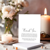 Carte De Remerciements Pour toujours dans nos coeurs Photos Funérailles M