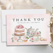 Carte de Remerciements pour une Baby Shower sur le