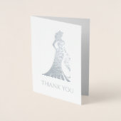 Carte de remerciements Pourcentage Pageant (Devant)