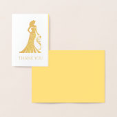 Carte de remerciements Pourcentage Pageant (Affichage)