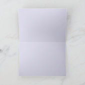 Carte de remerciements pourpre de bat mitzvah de (Intérieur)