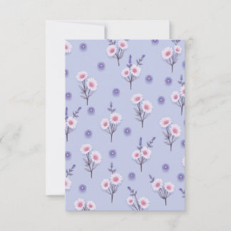 Carte De Remerciements Poussière de Fée Marguerites