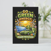 Carte De Remerciements Power the Future (Debout devant)