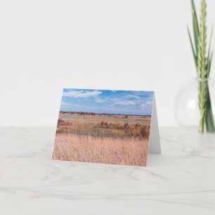 Carte De Remerciements prairies et terres humides à necedah