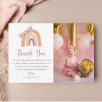 Premier Anniversaire Bohème Floral Arc-en-Ciel Pas