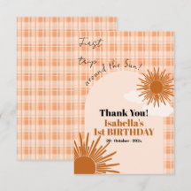 Premier anniversaire Orange Plaid autour du Soleil