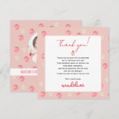 Carte De Remerciements Premier anniversaire Sweet Berry (Devant / Derrière)