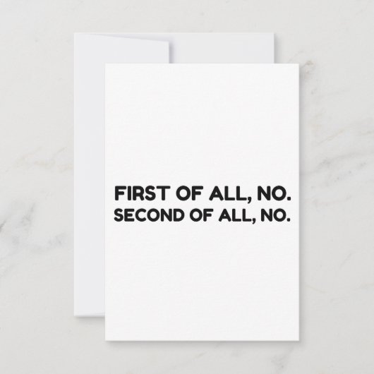 Carte De Remerciements Premier No Seconde No (Devant)