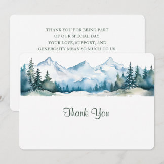 Carte De Remerciements Premier Noël en tant que M. et Mme. Mariage person