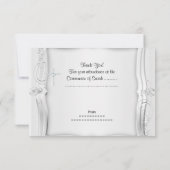 Carte de remerciements Première Croix de la Sainte (Dos)