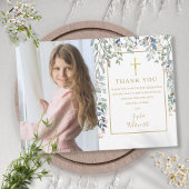 Carte De Remerciements Première Sainte Communion Folial Photo