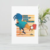 Carte De Remerciements Prenez Soin De Votre Poulet (Debout devant)