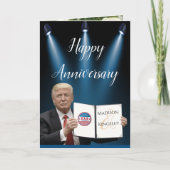 Carte De Remerciements Président Trump Joyeux Anniversaire Fab (Devant)