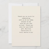 Carte De Remerciements Prêt à pop champignons Hérisson Fille de balloon (Dos)