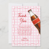 Carte De Remerciements Prêt À Pop Soda Baby shower Pop (Devant)