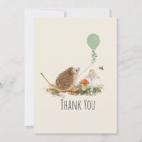Prêt pour la pop champignons Hérisson Baby shower