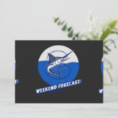 Carte De Remerciements Prévisions de week-end 100% de chances (Debout devant)