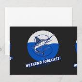 Carte De Remerciements Prévisions de week-end 100% de chances (Devant / Derrière)