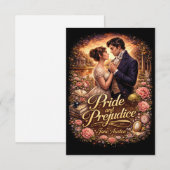 Carte De Remerciements Pride and Prejudice (Devant / Derrière)