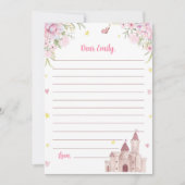 Carte De Remerciements Princess Floral Time Capsule Note Message Card (Devant)