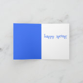 Carte De Remerciements Printemps (Intérieur)