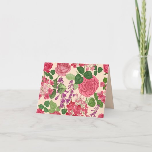 Carte De Remerciements printemps (Devant)