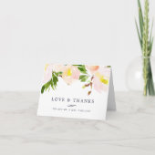 Carte De Remerciements Printemps Blush | Remerciement Floral (Devant)