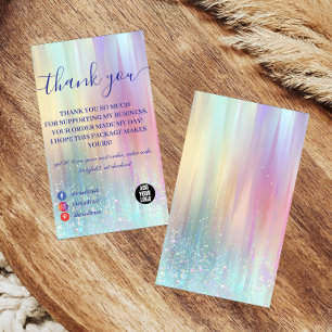 Carte De Remerciements Professionnel Minimaliste Coloré