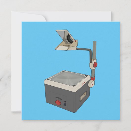 Carte De Remerciements Projecteur HAP 80s 90s Overhead (Devant)