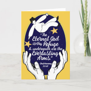 Carte De Remerciements Promesse de Dieu pour votre besoin - Deut. 33:27