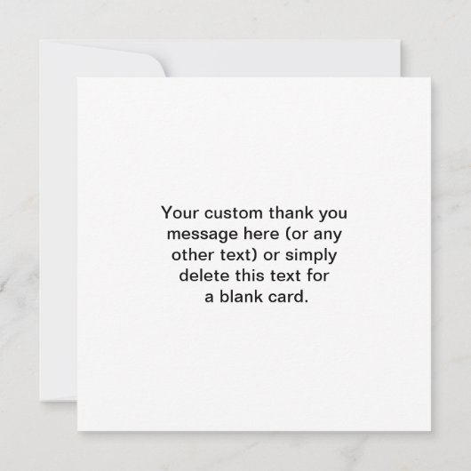 Carte De Remerciements Promotional QR code (editable) plus Logo Pattern (Dos)