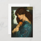 Carte De Remerciements Proserpine par Dante Gabriel Rossetti (Devant / Derrière)