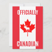 Carte De Remerciements Proud New Canadian Citizen Card – Patriotic Gift (Devant)