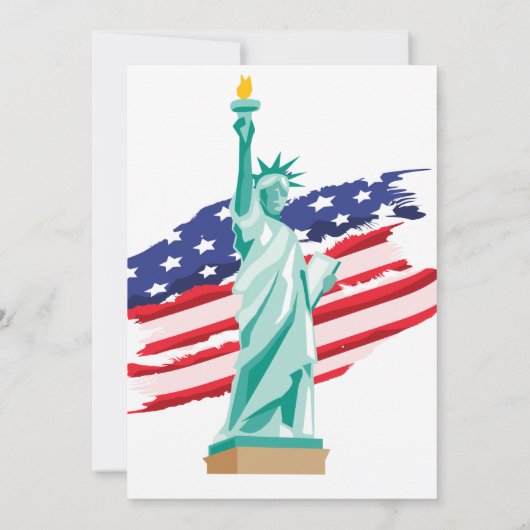 Carte De Remerciements Proud New U.S. Citizen Card – Patriotic Gift (Dos)