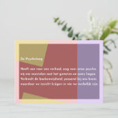 Carte De Remerciements Psychologue (Debout devant)