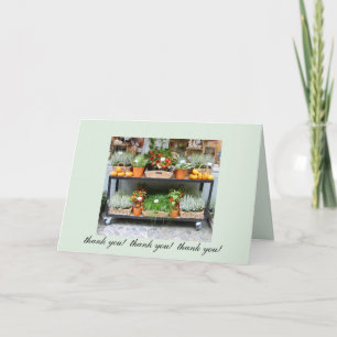Carte De Remerciements Pumkins & Chinese Lanterns - Thank you card