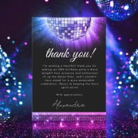 Purple 60e anniversaire Disco Ball 70's
