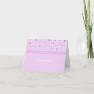 Carte De Remerciements Purple Bliss Floral Remerciement