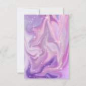 Carte De Remerciements Purple Holographique Couleur Shift Business (Dos)