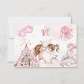 Carte De Remerciements Pyjama de soirée pyjama pour enfants fête d'annive (Dos)