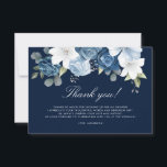 Carte De Remerciements Quelque chose de bleu avant de faire Fête des mari<br><div class="desc">Dusty Blue Floral Eucalyptus Botanical Bridal Carte de remerciements vous pouvez facilement modifier en cliquant sur le bouton "Personnaliser". Ajouter votre message personnalisé supprimer le texte de l'espace réservé et ajouter un message manuscrit sur chaque carte</div>