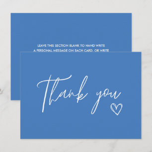 Carte De Remerciements Quelque chose de bleu avant que je ne me marie sho
