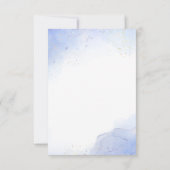 Carte De Remerciements Quelque chose de bleu hydrangeas élégant shower de (Dos)