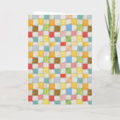 Carte de remerciements QUILT CRAZY (Dos)