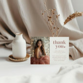 Carte De Remerciements Quinceañera minimaliste moderne